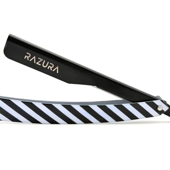 Razura Professional Barber Razor – Black  White